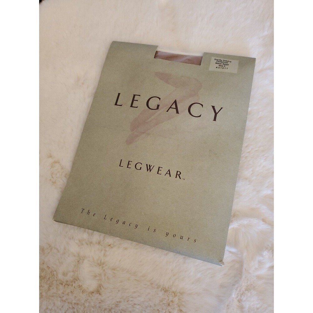 Legacy Legwear Gravity Defying‎ Pantyhose Warm Beige Size E from QVC NEW in Pkg - Picture 6 of 6